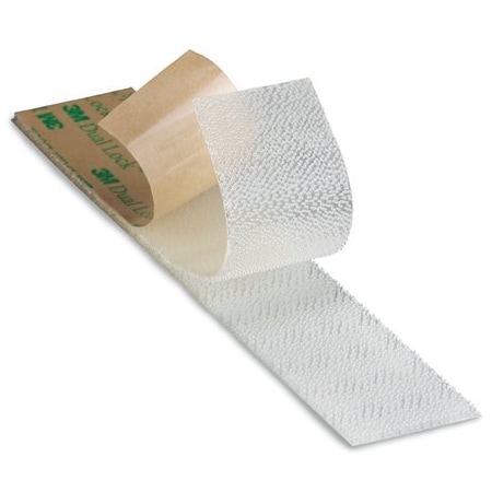 3M 5/8'' x 150' Clear 3M SJ4570 Dual Lock Low Profile Fasteners DK3M142